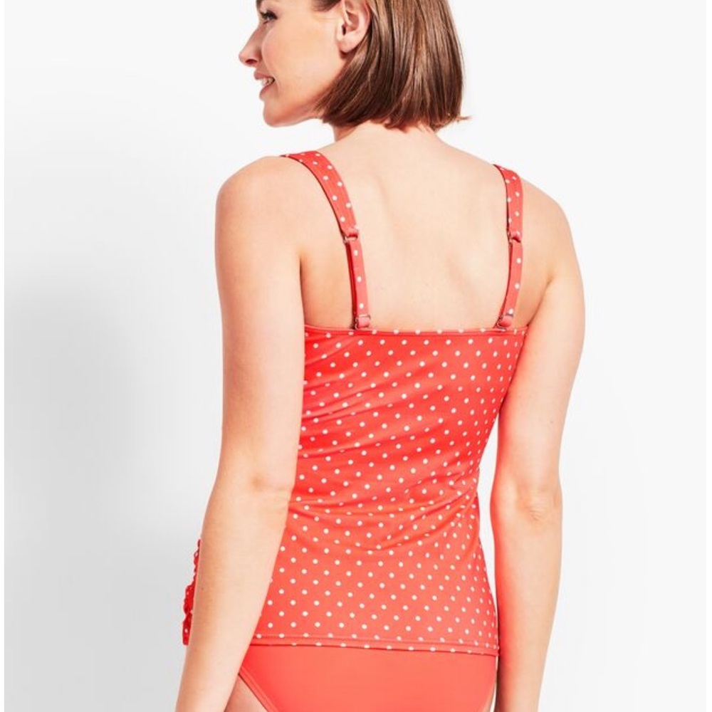 Talbots Ruffle Tankini Swim Top - Picture 3 of 6